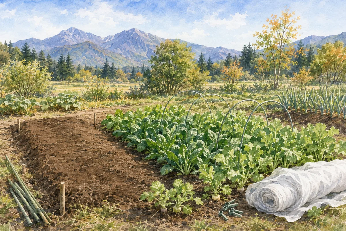 10月に向けた家庭菜園の準備